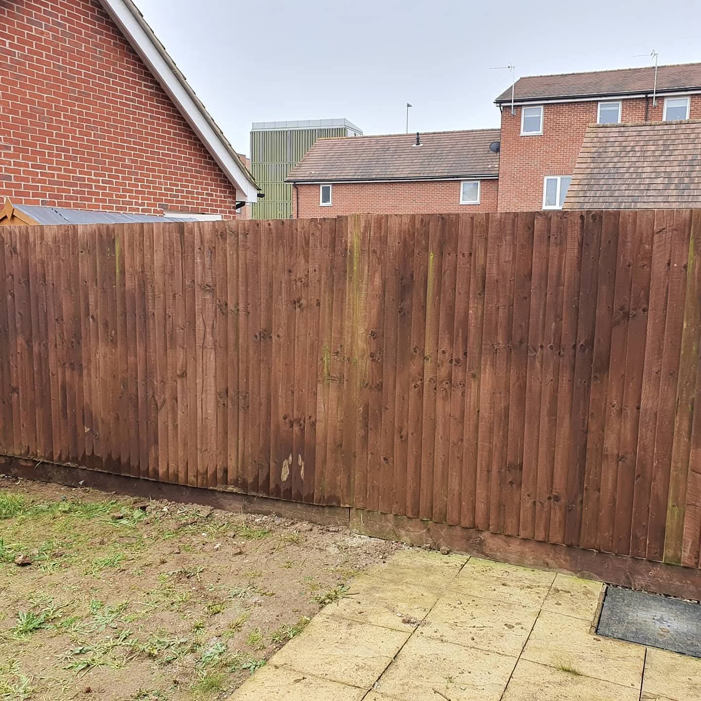 Timber garden fencing